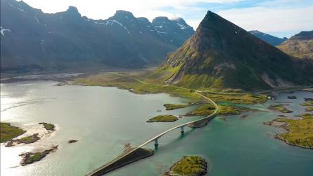 Lofoten Bridges wallpaper