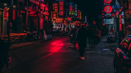 China Street wallpaper