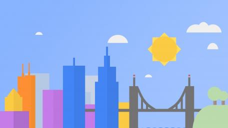 City by day wallpaper
