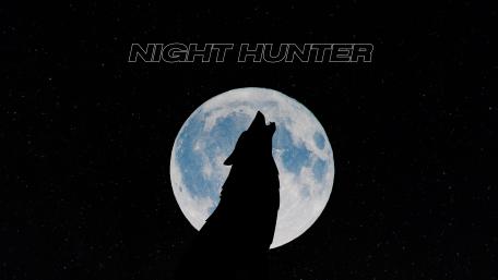 Black Modern Wolf wallpaper