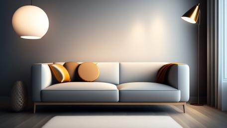 Elegant Modern Living Room Design wallpaper