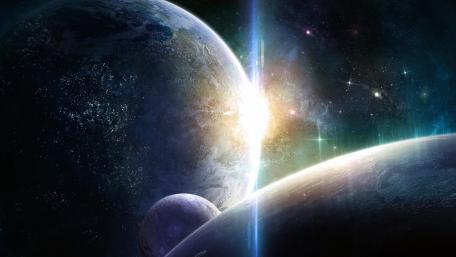 Celestial Wonders in Cosmic Harmony wallpaper