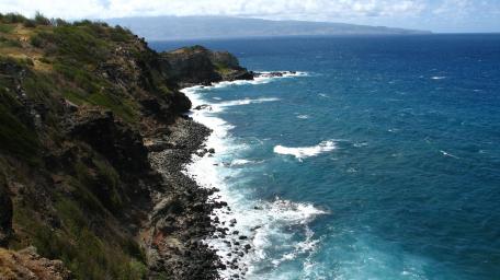 Coastal Serenity in Nature's Embrace wallpaper