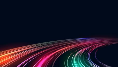 Vibrant Neon Flowing Gradients Artistry wallpaper