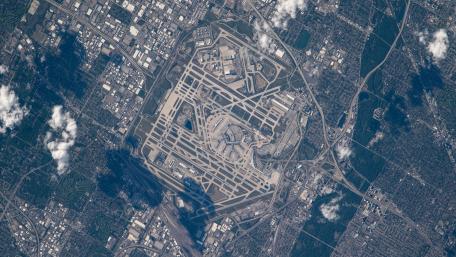O'Hare International Airport From the International Space Station wallpaper