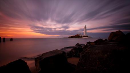 St. Mary's Lighthouse wallpaper