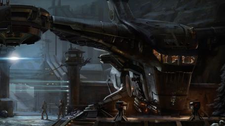 Futuristic Space Station Adventure wallpaper