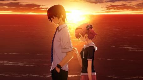 Melancholic Parting at Sunset wallpaper