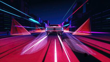 Pontiac GTO night ride wallpaper