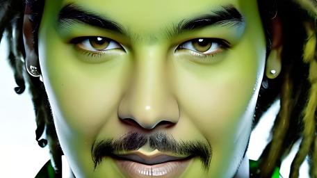 Mystical Portrait of Joyful Fantasy Hero wallpaper