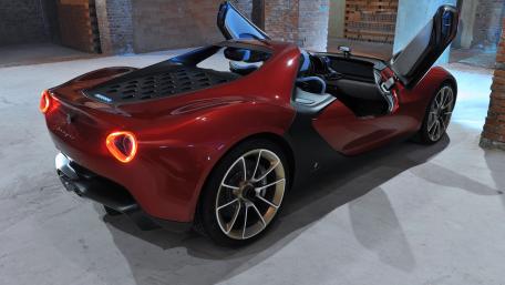 Sleek Elegance of Pininfarina Sergio in 4K Wallpaper wallpaper
