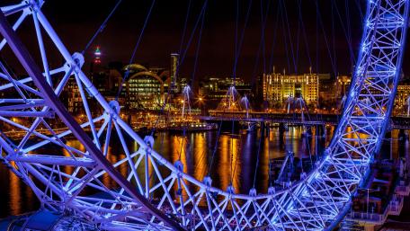 London Eye at Night wallpaper
