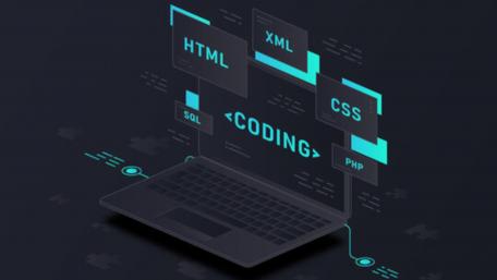 Coding Essentials on a Dark Background wallpaper