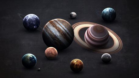 Cosmic Dance of the Planets wallpaper