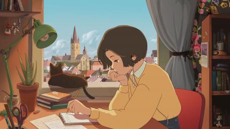 Lofi Study Session with Anime Companion wallpaper