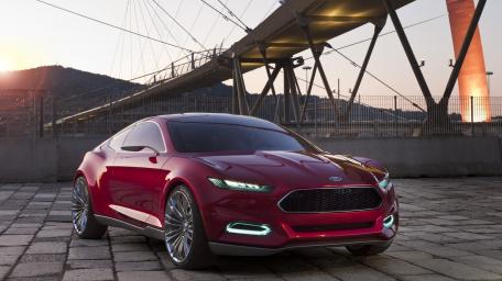 Sleek Design of the Ford Evos Concept Car wallpaper