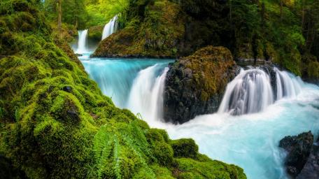 Spirit Falls, Washington wallpaper