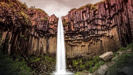 Svartifoss wallpaper