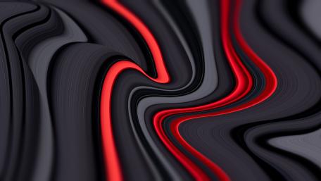Red and Black Swirl Abstract Art wallpaper