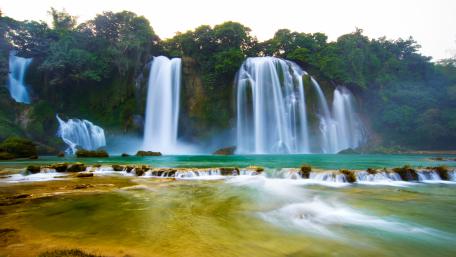 Ban Gioc water Falls wallpaper