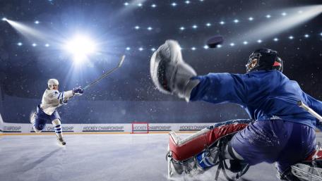 Dynamic Ice Hockey Showdown at the Rink wallpaper