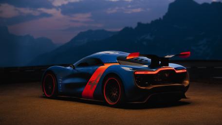 Sleek Alpine A110-50 in Stunning 4K View wallpaper
