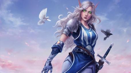 Warrior Elf Girl wallpaper