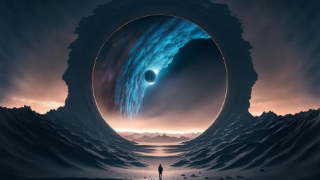 Hole To Another Universe wallpaper
