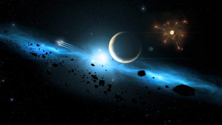 Epic Cosmic Catastrophe Unfolds in 4K wallpaper
