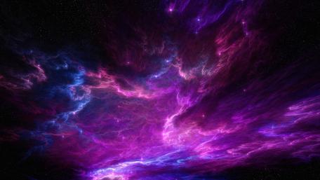 Purple Nebula Odyssey wallpaper