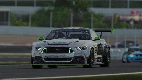 Dynamic Mustang Racing Wallpaper for Enthusiasts wallpaper