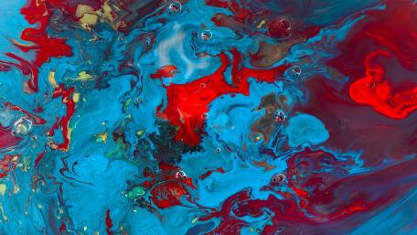 Vibrant Fluid Motion in Abstract Colors wallpaper