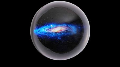 Celestial Bubble of the Andromeda Galaxy wallpaper