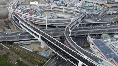 Kohoku Interchange in Yokohama wallpaper