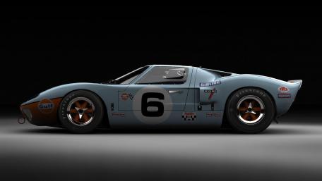 Classic Ford GT Race Car Wallpaper for Enthusiasts wallpaper