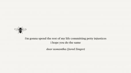 petty injustices (Singer) wallpaper