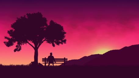 Twilight Serenity Escape wallpaper