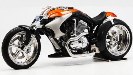 Sleek Motorcycle Design with Bold Colors and Modern Aesthetics wallpaper
