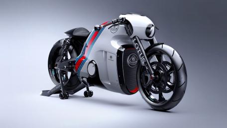Futuristic Lotus C-01 Motorcycle Design Made for Speed and Style wallpaper