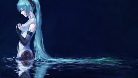 Enchanting Depths of Hatsune Miku wallpaper
