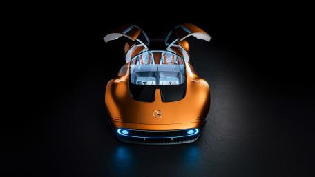 Sleek Mercedes-Benz Vision Concept Wallpaper wallpaper