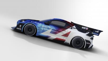 Sleek Alpine A110 Race Car Wallpaper wallpaper