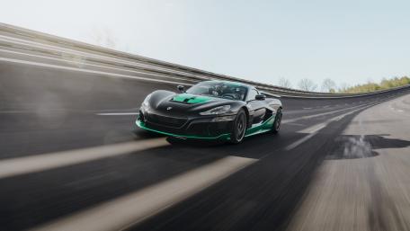 Sleek Power of the Rimac Nevera wallpaper