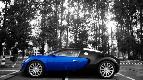 Sleek Elegance of the Bugatti Veyron wallpaper