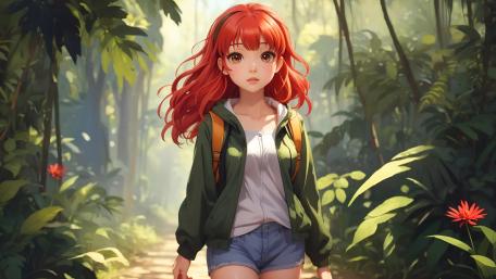Mystical Forest Encounter wallpaper