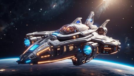 spaceship wallpaper