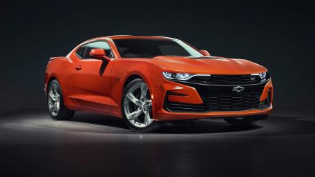 Sleek Red Chevrolet Camaro in Stunning Detail wallpaper