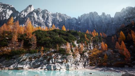 Lake Sorapis wallpaper