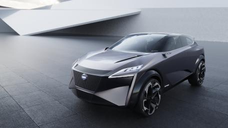 Futuristic Nissan Concept Car Displayed Smoothly wallpaper