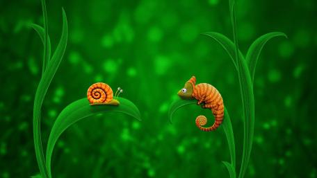 Cuteness Overload in the Garden Friends wallpaper